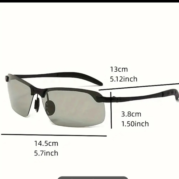 Polarized Photochromic Sunglasses, Uv Protection Driving Glasses - Picture 4 of 5